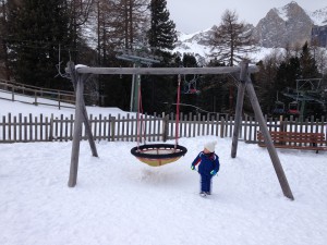 parco giochi sulla neve