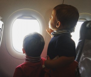 volo con bambini