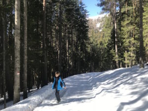 escursione bambini neve val pusteria